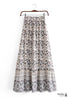 Boho Skirts in Black Lisia in Midnight For Women